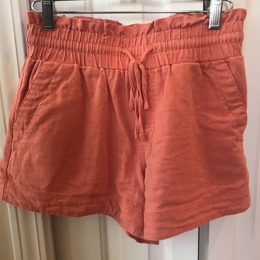Women's Linen-blend Drawstring Shorts